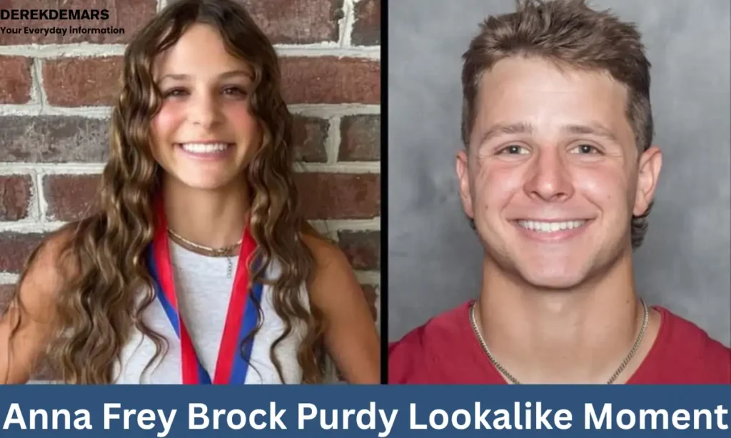 Anna Frey Brock Purdy Lookalike Moment