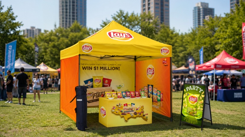 The Psychology of Outdoor Branding: How Printed Canopy Tents Attract Customers