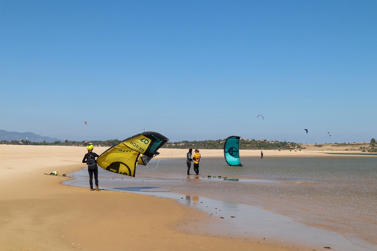 kitesurfing in Portugal