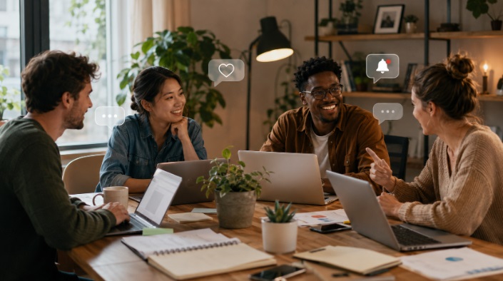 How Small Online Communities Can Build Healthier Desktop Communication Habits