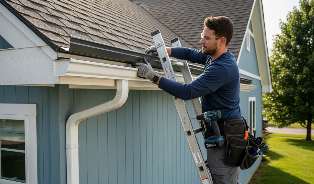 Gutter Installation: A  Guide to Choosing, Installing, and Maintaining an Effective Drainage System