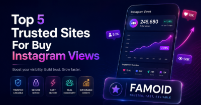Top 5 Trusted Sites For Buy Instagram Views